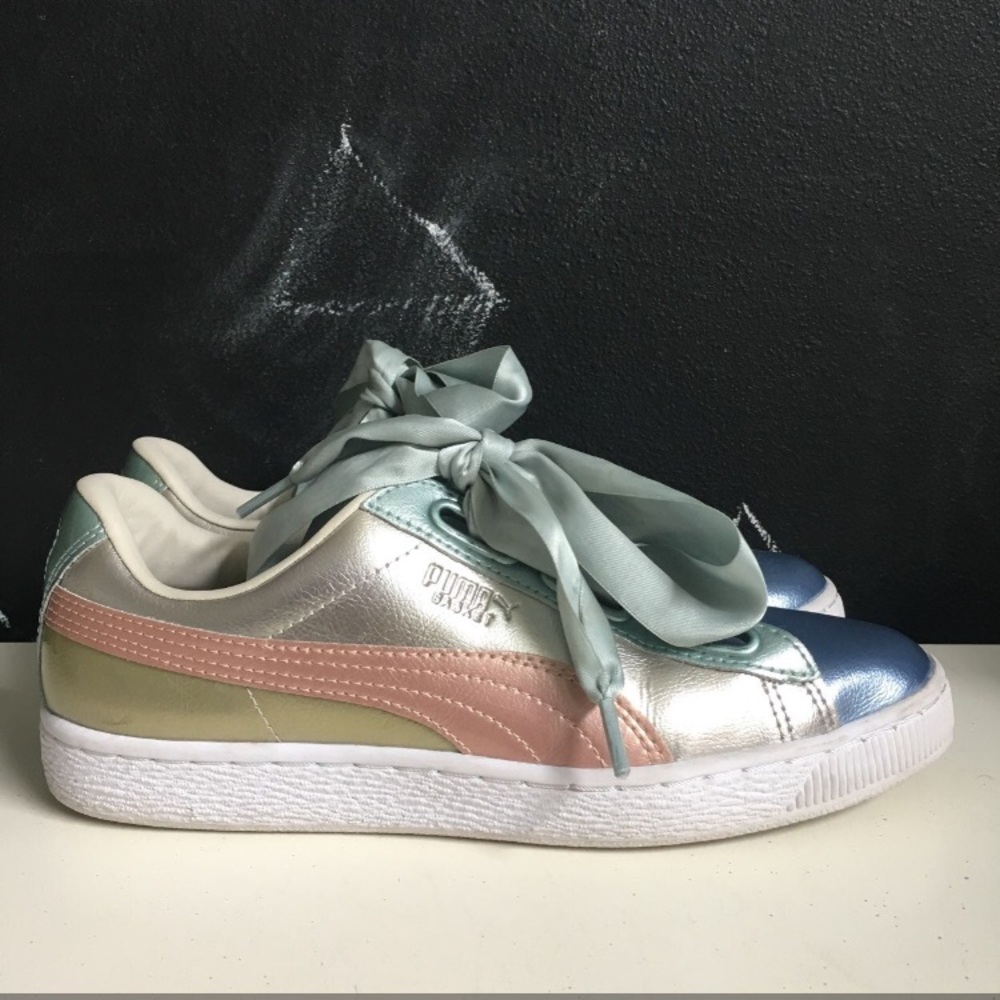 Puma Basket Heart Bauble FM Silver Women